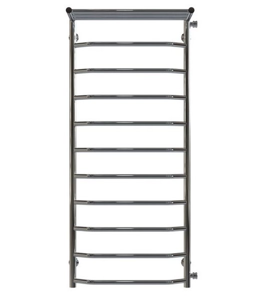 Сушка для рушників водяна Deffi Трапеція з полицею П11 500х1200 бічне праве підключення хром C.TP.120.50.11.C.C