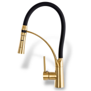 Смеситель для кухни Sink Quality Style однорычажный с гибким изливом золотой BNO-gd