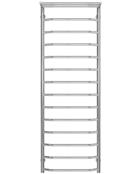 Полотенцесушитель водяной Deffi Трапеция с полкой П14 500х1500 боковое левое подключение хром C.TP.150.50.14.C.B