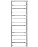 Полотенцесушитель водяной Deffi Трапеция с полкой П14 500х1500 боковое левое подключение хром C.TP.150.50.14.C.B
