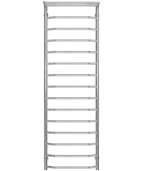 Полотенцесушитель водяной Deffi Трапеция с полкой П15 500х1600 нижнее подключение хром C.TP.160.50.15.C.A