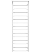 Сушка для рушників водяна Deffi Трапеція з полицею П15 500х1600 нижнє підключення білий C.TP.160.50.15.W.A