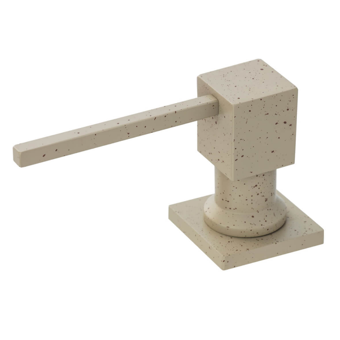 Дозатор для рідкого мила Sink Quality Quatro латунь/пластик бежевий DOK-b