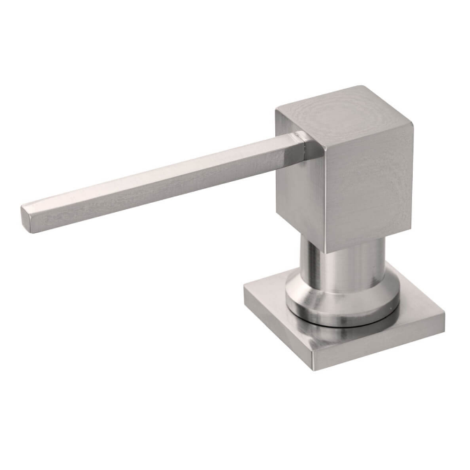 Дозатор для жидкого мыла Sink Quality Quatro латунь/пластик нержавеющая сталь DOK-ix