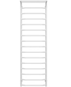 Полотенцесушитель водяной Deffi Трапеция с полкой П16 500х1700 боковое правое подключение белый C.TP.170.50.16.W.C