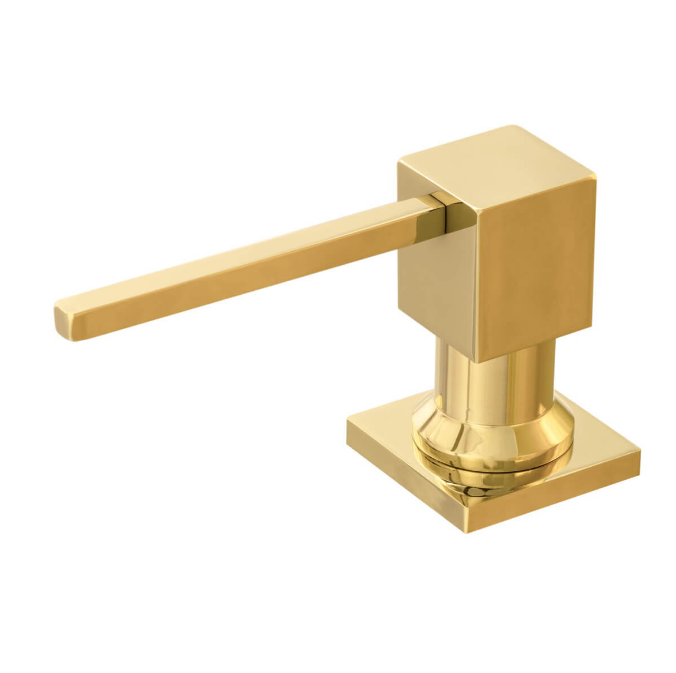 Дозатор для рідкого мила Sink Quality Quatro латунь/пластик золотий DOK-gd