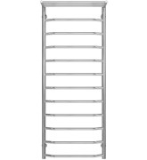 Полотенцесушитель водяной Deffi Трапеция с полкой П12 500х1300 нижнее подключение хром C.TP.130.50.12.C.A
