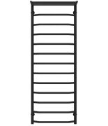 Сушка для рушників водяна Deffi Трапеція з полицею П13 500х1400 бічне праве підключення чорний C.TP.140.50.13.B.C