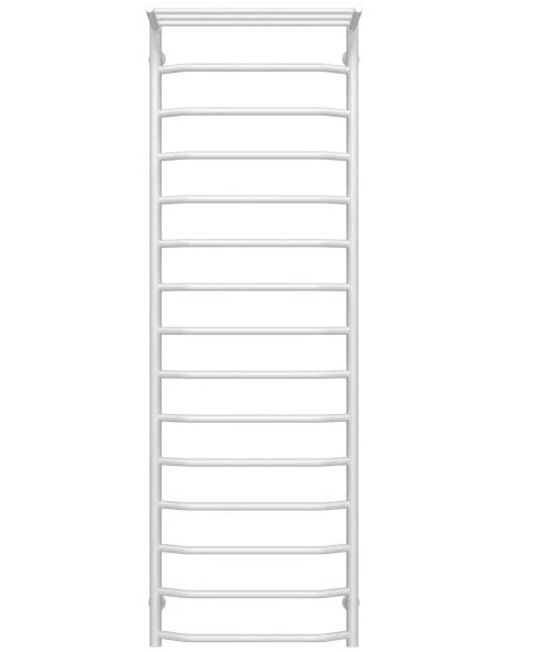 Сушка для рушників водяна Deffi Трапеція з полицею П15 500х1600 бічне ліве підключення білий C.TP.160.50.15.W.B