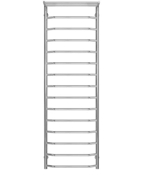 Полотенцесушитель водяной Deffi Трапеция с полкой П15 500х1600 боковое правое подключение хром C.TP.160.50.15.C.C