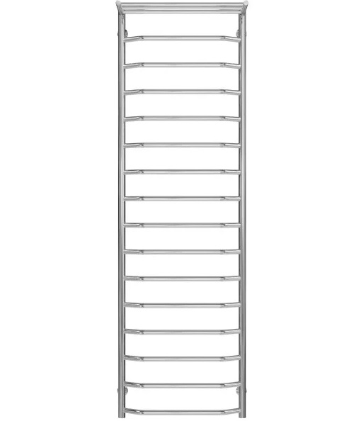 Полотенцесушитель водяной Deffi Трапеция с полкой П16 500х1700 боковое левое подключение хром C.TP.170.50.16.C.B