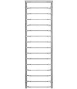 Полотенцесушитель водяной Deffi Трапеция с полкой П16 500х1700 боковое левое подключение хром C.TP.170.50.16.C.B