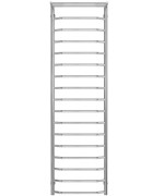 Сушка для рушників водяна Deffi Трапеція з полицею П17 500х1800 бічне ліве підключення хром C.TP.180.50.17.C.B