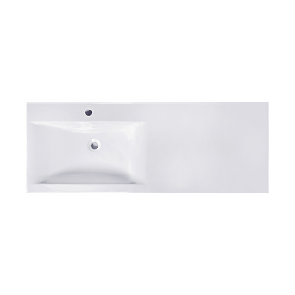 Раковина для ванной Insana Leana L 125х48х13 чаша слева искусственный камень белый А0054529