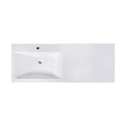 Раковина для ванной Insana Leana L 125х48х13 чаша слева искусственный камень белый А0054529