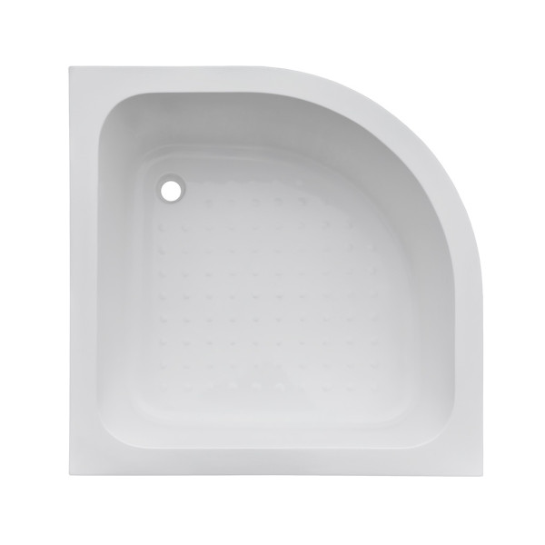 Душовий піддон акриловий чверть кола Vivia native Capri 90х90х27 білий А0025235