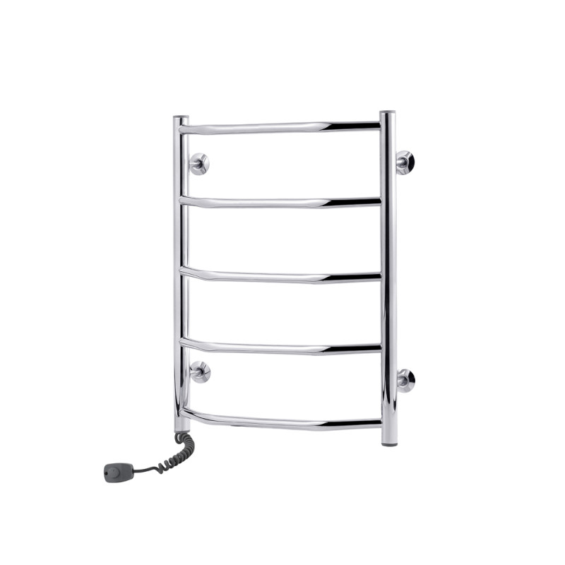 Електрична сушка для рушників Kroner Трапеція 600х500/5 EL ліве підключення хром ДТ08ЕL