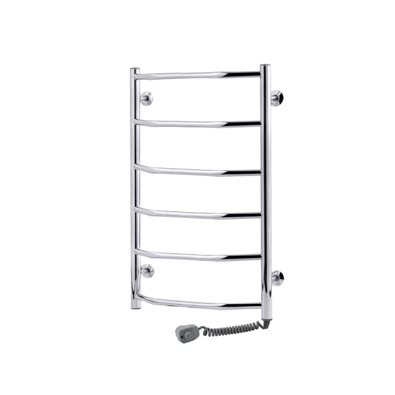 Електричний сушка для рушників Kroner Трапеція 800x500/6 ER праве підключення хром ДТ10ЕR