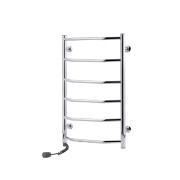 Электрический полотенцесушитель Kroner Трапеция 800x500/6 ЕL левое подключение хром ДТ10ЕL