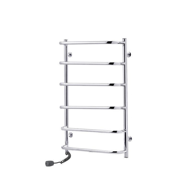 Электрический полотенцесушитель Kroner Скоба 800х500/6 EL левое подключение хром ДС10EL