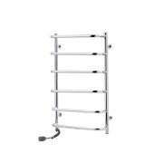 Электрический полотенцесушитель Kroner Скоба 800х500/6 EL левое подключение хром ДС10EL