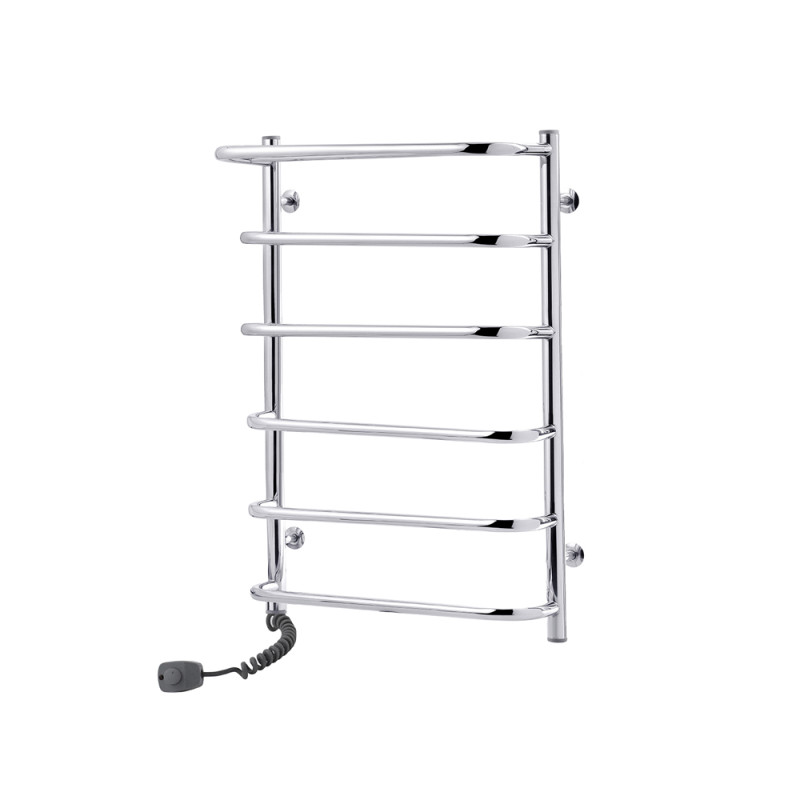 Электрический полотенцесушитель Kroner Скоба 700х500/6 ЕL (Сб1П1-См5) левое подключение хром ДСп04ЕL