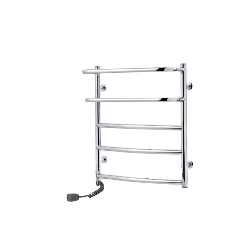 Електрична сушка для рушників Kroner Каскад дуга 600x500/5 ЕL (Сб1-С1-Д3) ліве підключення хром ДКД01ЕL