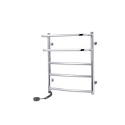 Електрична сушка для рушників Kroner Каскад дуга 600x500/5 ЕL (Сб1-С1-Д3) ліве підключення хром ДКД01ЕL