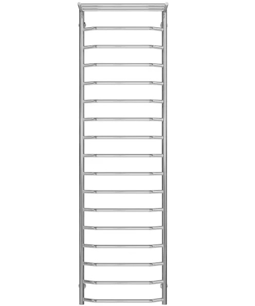 Полотенцесушитель водяной Deffi Трапеция с полкой П17 500х1800 нижнее подключение хром C.TP.180.50.17.C.A