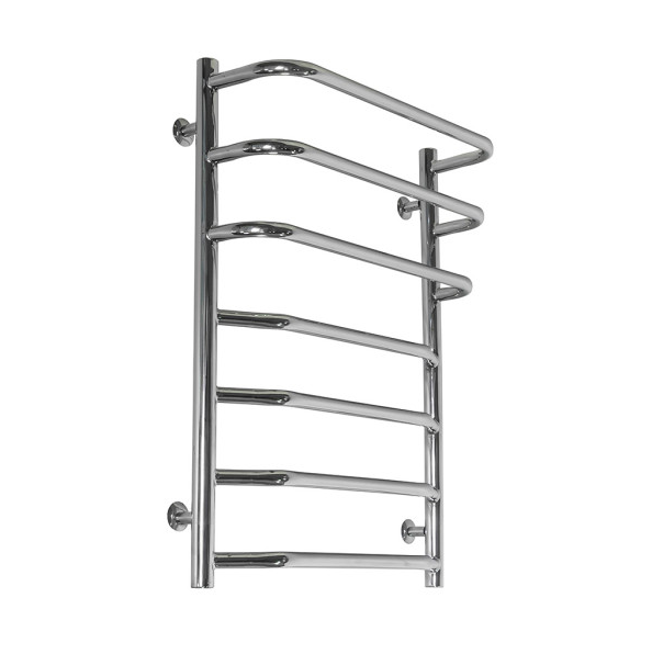 Сушарка для рушників водяна Vivia Драбинка Каскад Трапеція  700х500/7 Сб1-С1-См1-Т4 нержавіюча сталь А0021292