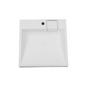 Раковина для ванной Insana Lorena 60х60х12 искусственный камень белый А0053425