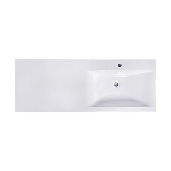 Раковина для ванной Insana Leana R 125х48х13 чаша справа искусственный камень белый А0054530