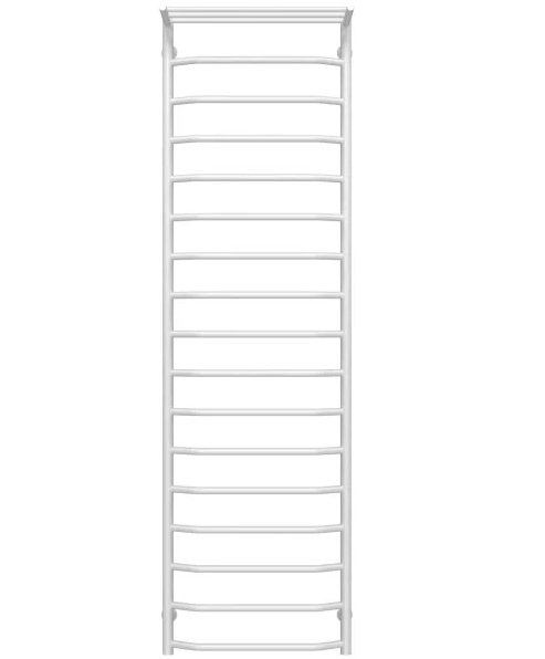 Полотенцесушитель водяной Deffi Трапеция с полкой П17 500х1800 боковое правое подключение белый C.TP.180.50.17.W.C