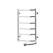 Электрический полотенцесушитель Kroner Трапеция 800x500/6 ER правое подключение хром ДТ10ЕR