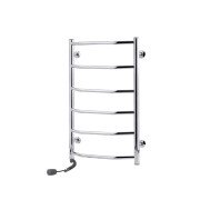 Электрический полотенцесушитель Kroner Трапеция 800x500/6 ЕL левое подключение хром ДТ10ЕL