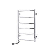 Электрический полотенцесушитель Kroner Трапеция 800x500/6 ЕL левое подключение хром ДТ10ЕL