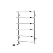 Электрический полотенцесушитель Kroner Скоба 800х500/6 EL левое подключение хром ДС10EL