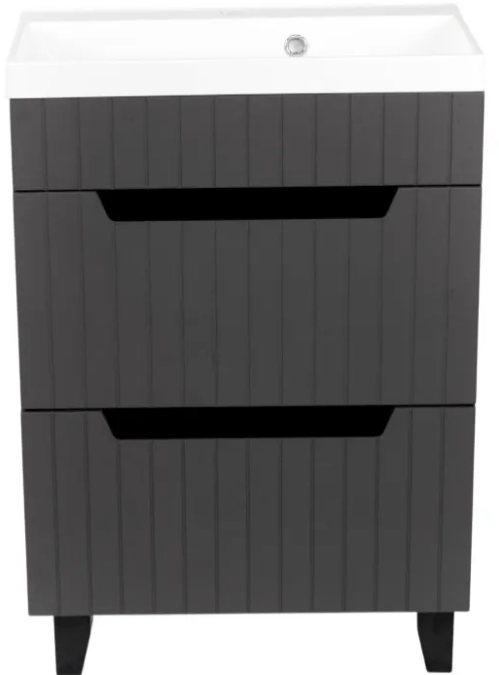 Тумба під раковину Vivia Brut Ш-2 70х42 комбінується з Cers 70 МДФ/ДСП сірий А0055354