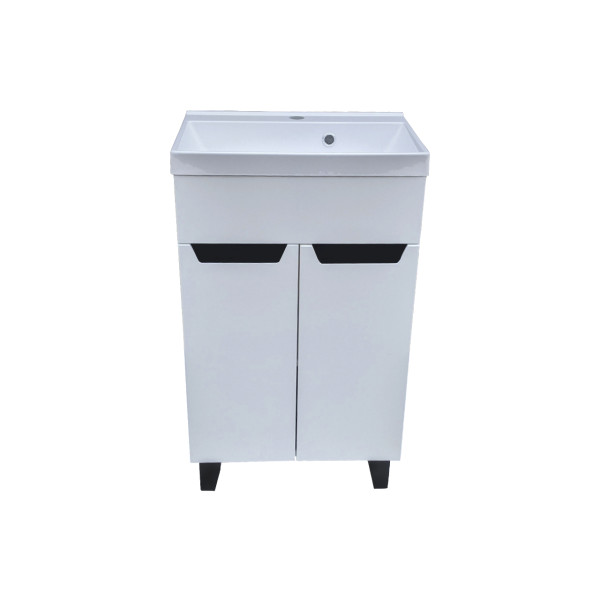 Тумба під раковину Vivia Poli Д2 50х33 см комбінується з раковиною Idea 50 МДФ/ДСП білий  А0053538