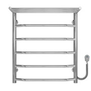 Электрический полотенцесушитель Deffi Трапеция с полкой П6 500х600 правое подключение хром C.TP.60.50.6.E.C.R.5