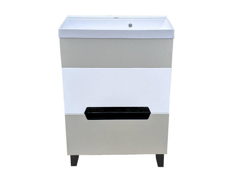 Тумба под раковину Vivia Poli Ш2 60х33 см комбинируется с раковиной Idea 60 МДФ/ДСП сливки/браш А0054110