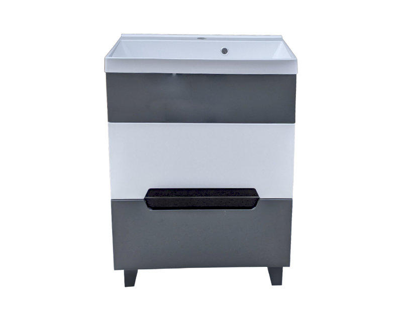 Тумба під раковину Vivia Poli Ш2 60х33 см комбінується з раковиною Idea 60 МДФ/ДСП граніт А0054109