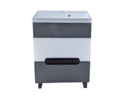 Тумба под раковину Vivia Poli Ш2 60х33 см комбинируется с раковиной Idea 60 МДФ/ДСП гранит А0054109