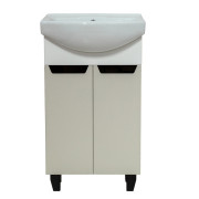 Тумба под раковину Vivia Poli Д2 50х31 см комбинируется с раковиной Церсания 50 МДФ/ДСП сливки браш А0050605