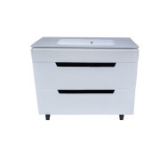 Тумба под раковину Vivia Poli Ш2 100х42 см комбинируется с раковинами Frate 100 МДФ/ДСП белый А0051129