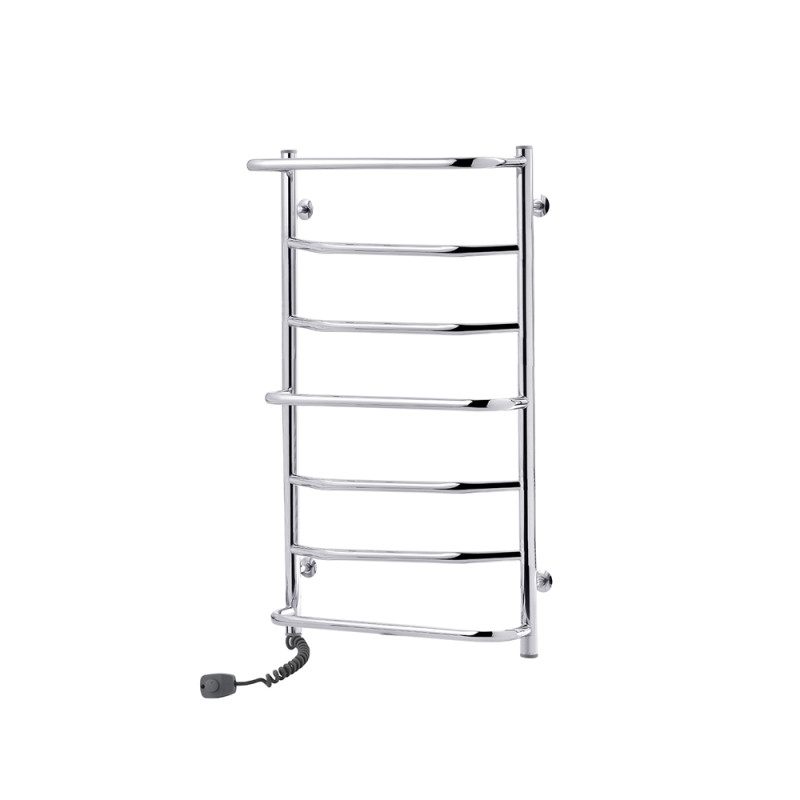 Электрический полотенцесушитель Kroner Микс 800x500/7 (С1-Т2-С1-Т2-С1) левое подключение хром ДМ07EL