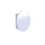 Шафка для ванної Vivia Andre D-60см із дзеркалом ДСП біла А0054036