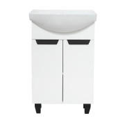 Тумба під раковину Vivia Poli Д2 55х31 см комбінується з раковиною Церсанія 55 МДФ/ДСП білий А0050279