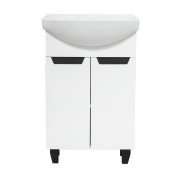 Тумба под раковину Vivia Poli Д2 55х31 см комбинируется с раковиной Церсания 55 МДФ/ДСП белый А0050279