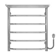 Электрический полотенцесушитель Deffi Трапеция с полкой П6 500х600 правое подключение хром C.TP.60.50.6.E.C.R.5